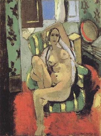 Henri Matisse Odalisque with a Tambourine (mk35) oil painting picture